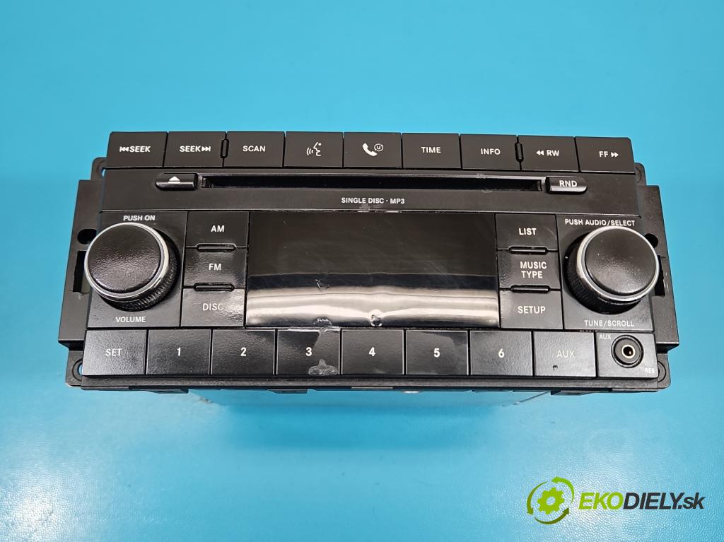 Dodge Caravan V 2007-2020 3.3 V6 178HP: automatic 131 kW 3301 cm3 5- Radio originál P05064411AE