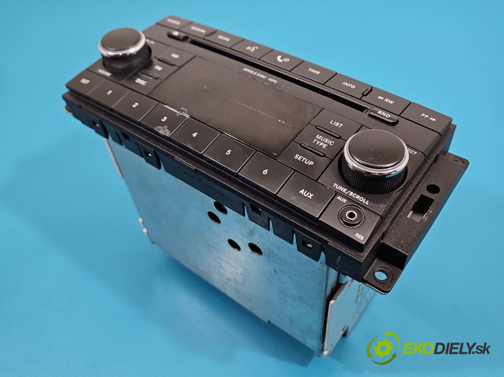 Dodge Caravan V 2007-2020 3.3 V6 178HP: automatic 131 kW 3301 cm3 5- Radio originál P05064411AE