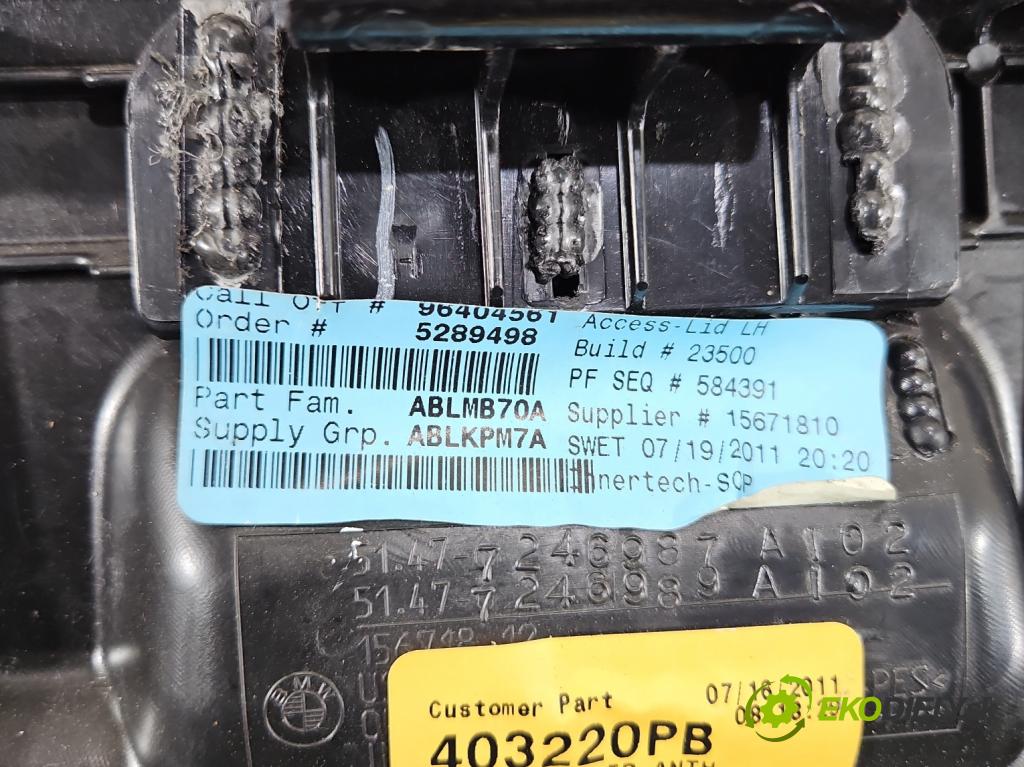 Bmw X6 E71 2007–2014 3.0d 306KM automatic 225 kW 2993 cm3 5- Čalounictví: kufra: ľavé 7246987