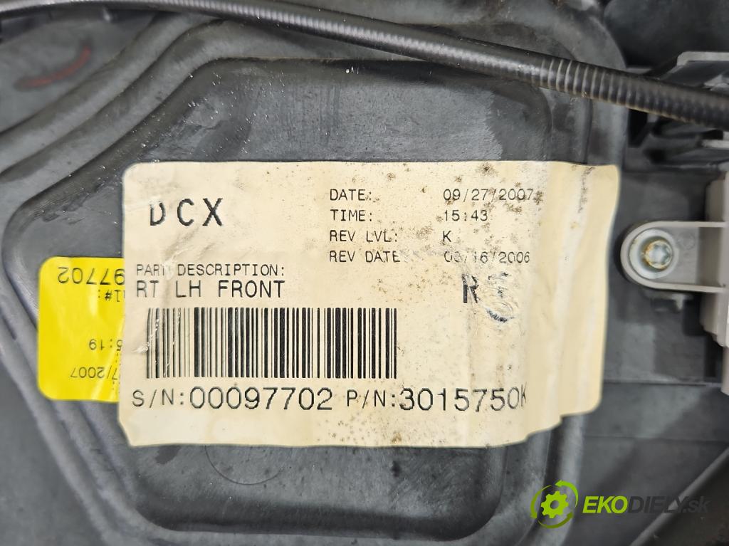 Dodge Caravan V 2007-2020 3.3 V6 178HP: automatic 131 kW 3301 cm3 5- mechanizmus okna predné ľavý A2048203126