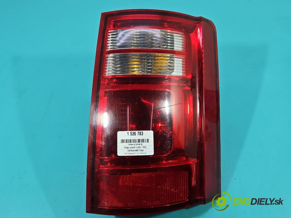 Dodge Caravan V 2007-2020 3.3 V6 178HP: automatic 131 kW 3301 cm3 5- svetlo / reflektor zadné pravé  (Kľučka dverí ostatné)