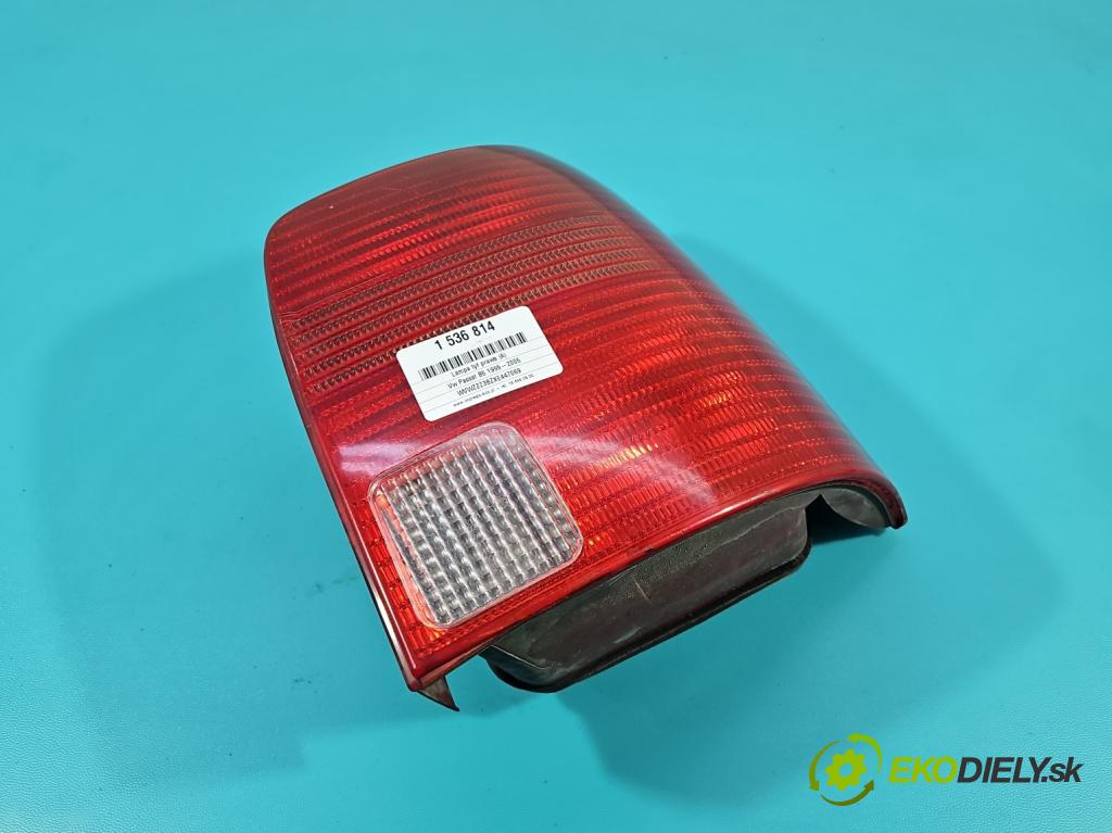 Vw Passat B5 1995-2005 1.9 tdi 110 HP manual 81 kW 1896 cm3 5- svetlo / reflektor zadné pravé 3B9945112G (Kľučka dverí ostatné)
