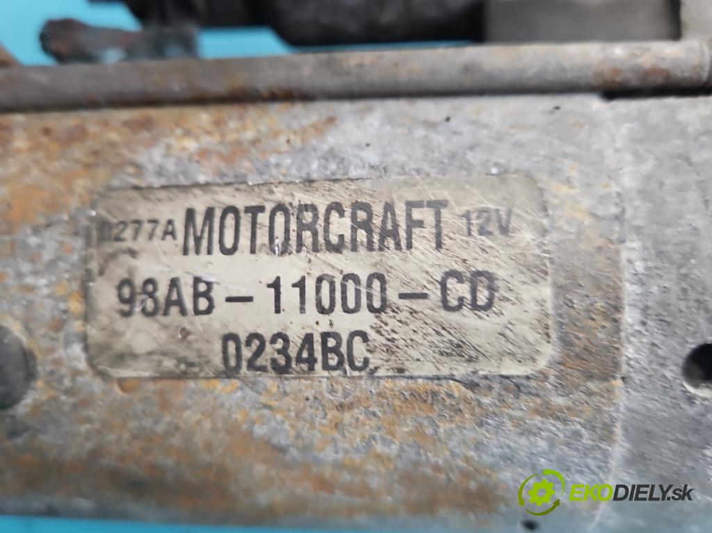 Ford Focus Mk1 1998-2004 1.6 16V 101 HP manual 74 kW 1596 cm3 5- štartér 98AB-11000-CD (Štartér)