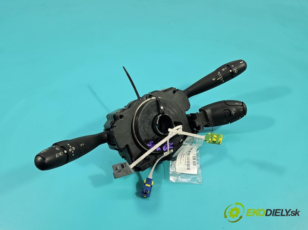 Peugeot 307 2.0 hdi 107 HP manual 79 kW 1997 cm3 5- prepínač komplex: 96605656XT (Prepínacie páčky pod volantom)