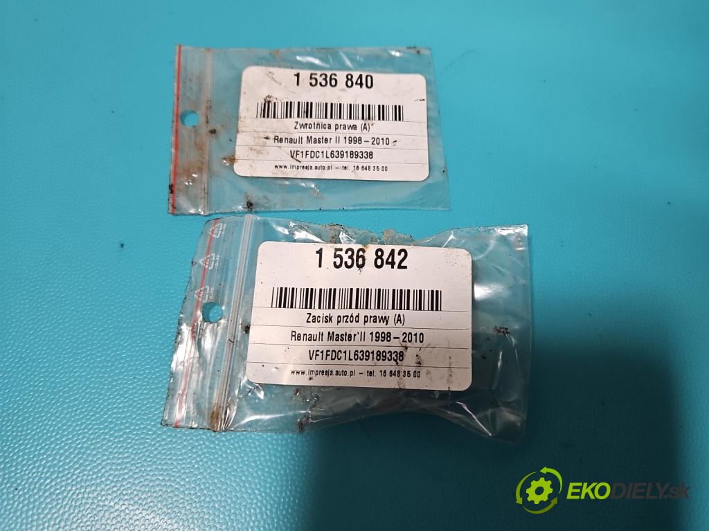 Renault Master II 1998-2010 2.5 dci 120 HP manual 88 kW 2464 cm3 5- náboj pravé  (Náboj kolesa)