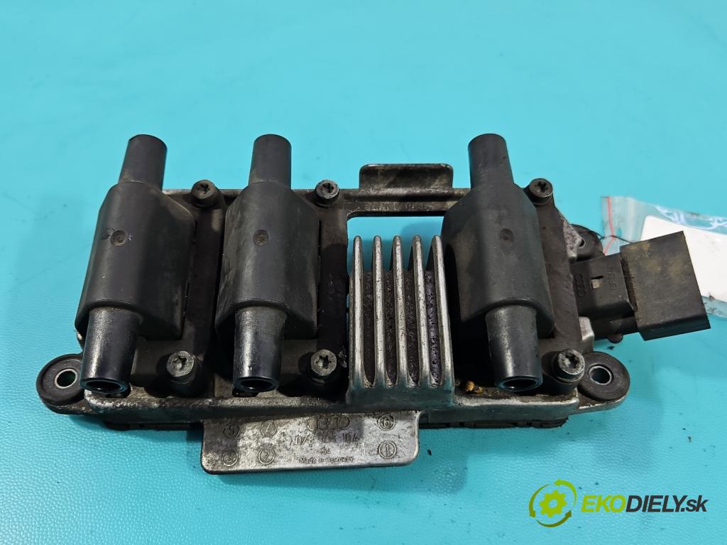 Audi A6 C5 1997-2004 2.4 v6 170 HP manual 125 kW 2393 cm3 4- cievka zapaľovacia 078905104 (Zapaľovacia cievka)