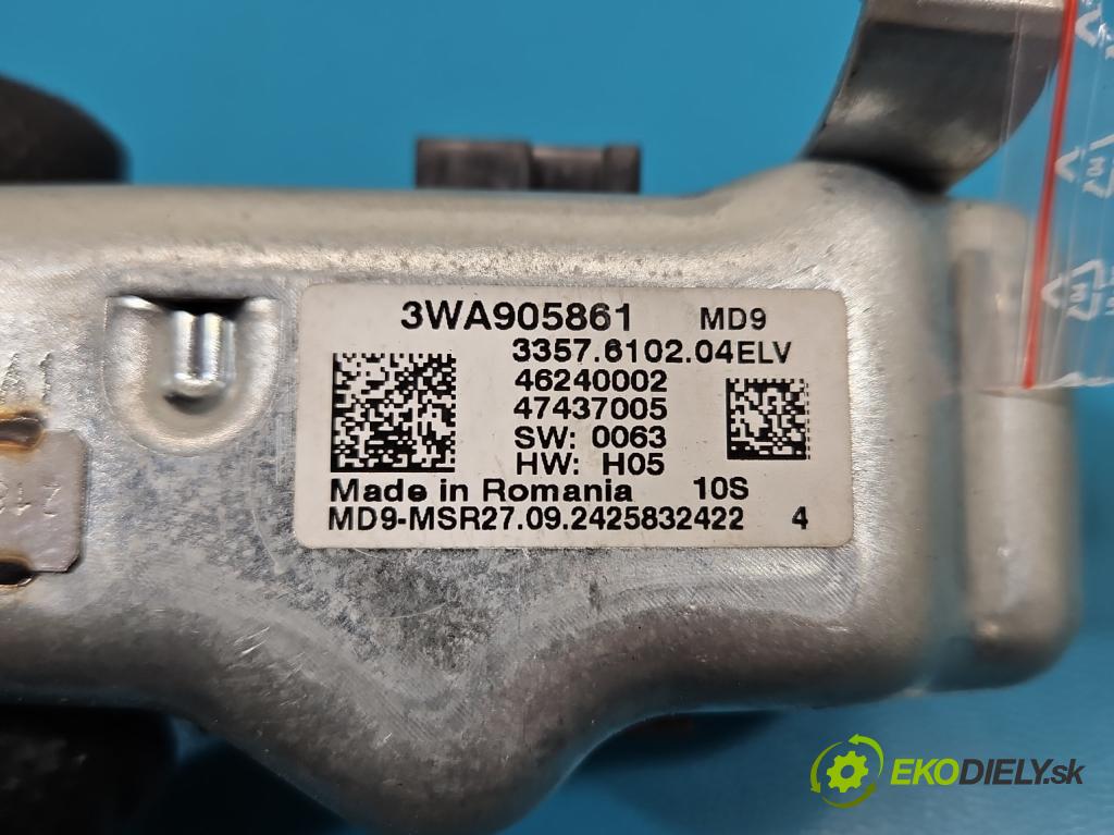 Skoda Octavia IV 2019- 1.5 TSI 150 HP automatic 110 kW 1498 cm3 5- Blokáda: řízení: 3WA905861 (Riadenie ostatné)