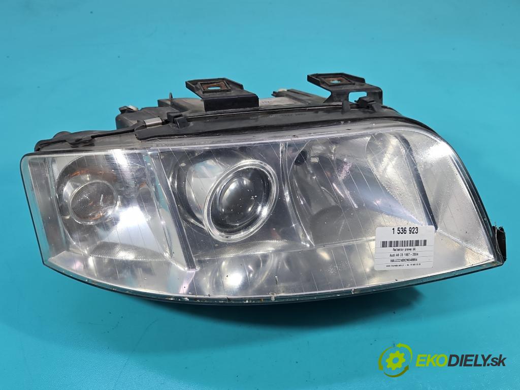 Audi A6 C5 1997-2004 2.4 v6 170 hp manual 125 kW 2393 cm3 4- světlo pravý  (Pravé přední světlo)