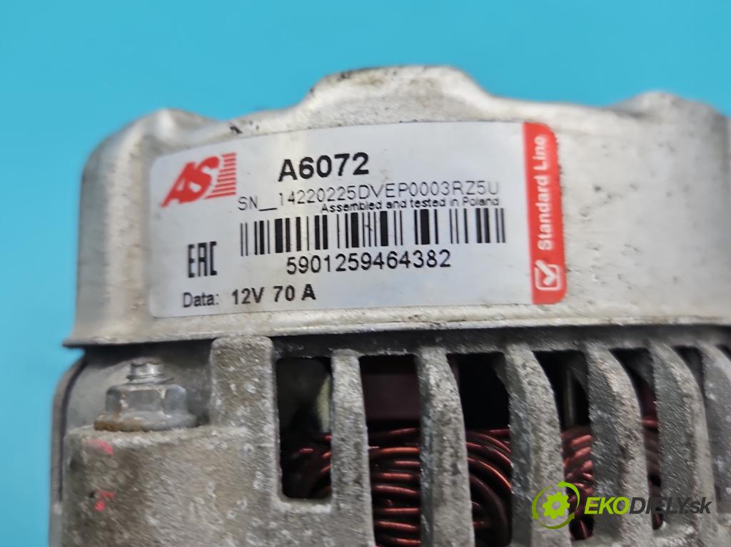 Toyota Yaris I 1999-2005 1.0 vvti 68 HP manual 50 kW 998 cm3 3- Alternator  (Alternátor)