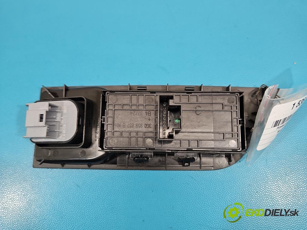 Skoda Octavia IV 2019- 1.5 TSI 150 HP automatic 110 kW 1498 cm3 5- prepínač okien spätných zrkadiel 3G0959857B