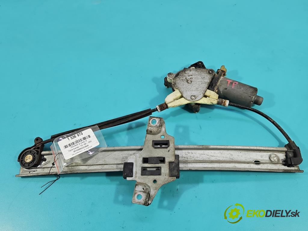 Toyota Avensis I T22 1997-2003 2.0 16V 124hp manual 91 kW 1998 cm3 4- mechanizmus okna zadné pravý 0130821745