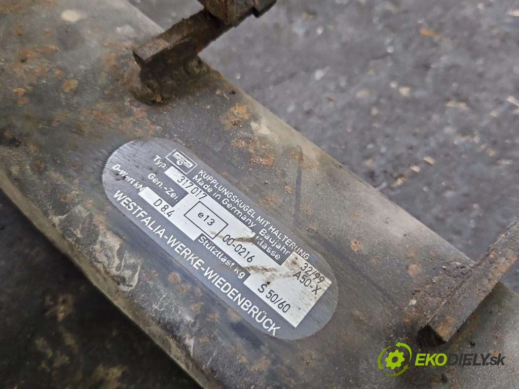 Skoda Octavia I 1996-2010 1.9 tdi 110 hp manual 81 kW 1896 cm3 5- oko tažné  (Tažné zařízení)