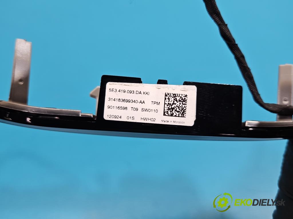 Skoda Octavia IV 2019- 1.5 TSI 150 HP automatic 110 kW 1498 cm3 5- prepínač multifunkční: řízení: 5E3919719S (Prepínacie páčky pod volantom)