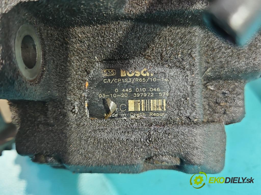 Peugeot 307 2.0 HDI 107 HP manual 79 kW 1997 cm3 5- čerpadlo vstřikovací 0445010046 (Vstřikovací čerpadlo)