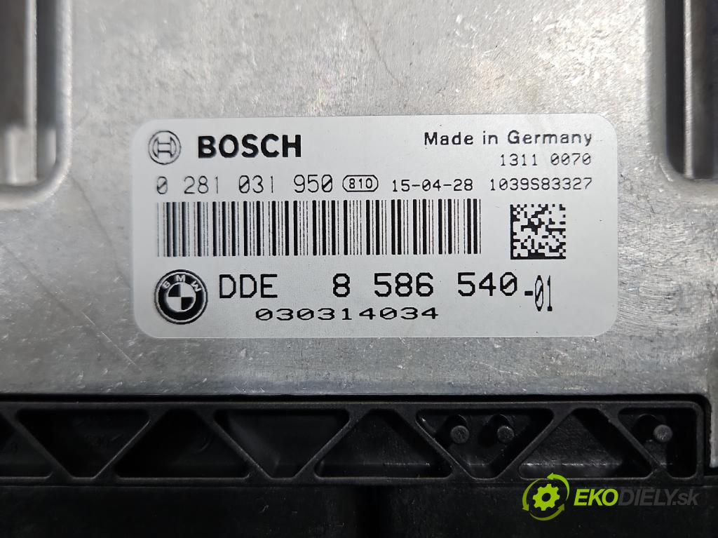 Bmw X5 F15 2013-2018 3.0d 258 HP automatic 190 kW 2993 cm3 5- riadiaca jednotka motora 0281031950