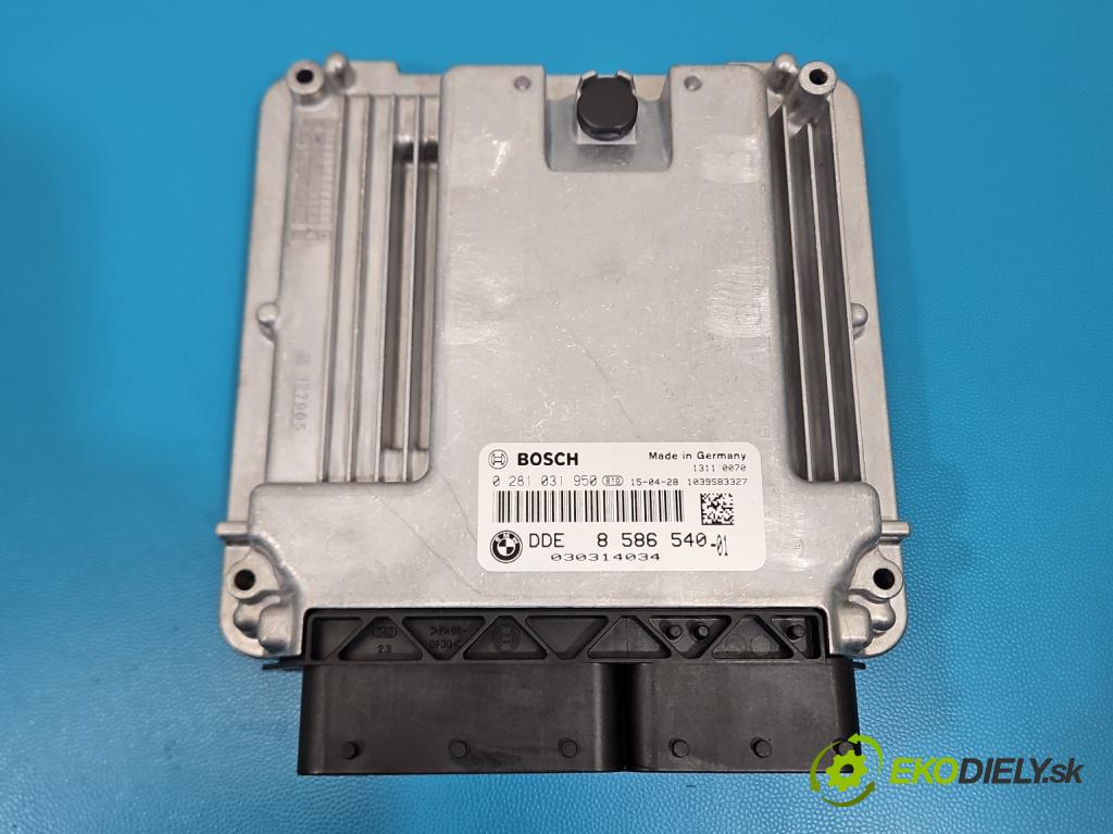 Bmw X5 F15 2013-2018 3.0d 258 HP automatic 190 kW 2993 cm3 5- riadiaca jednotka motora 0281031950