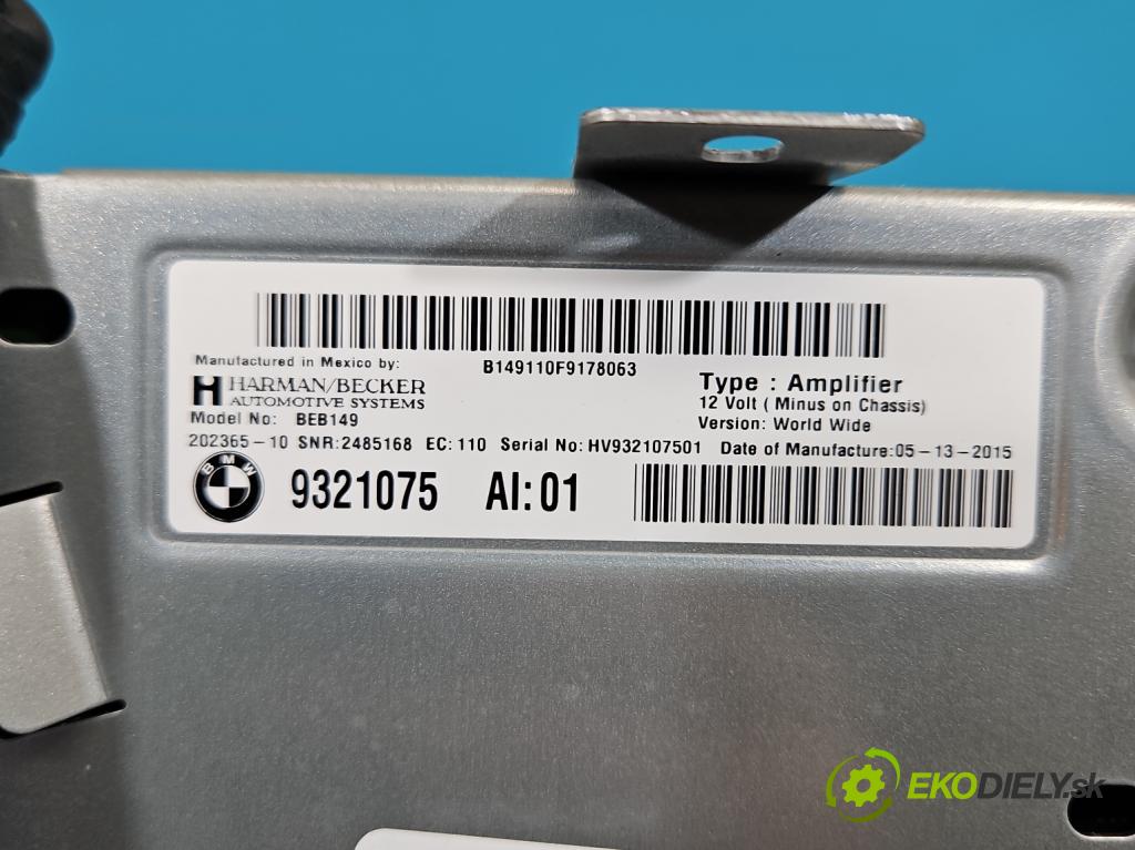 Bmw X5 F15 2013-2018 3.0d 258 HP automatic 190 kW 2993 cm3 5- Zesilovač: 9321075 (Zosilňovač)