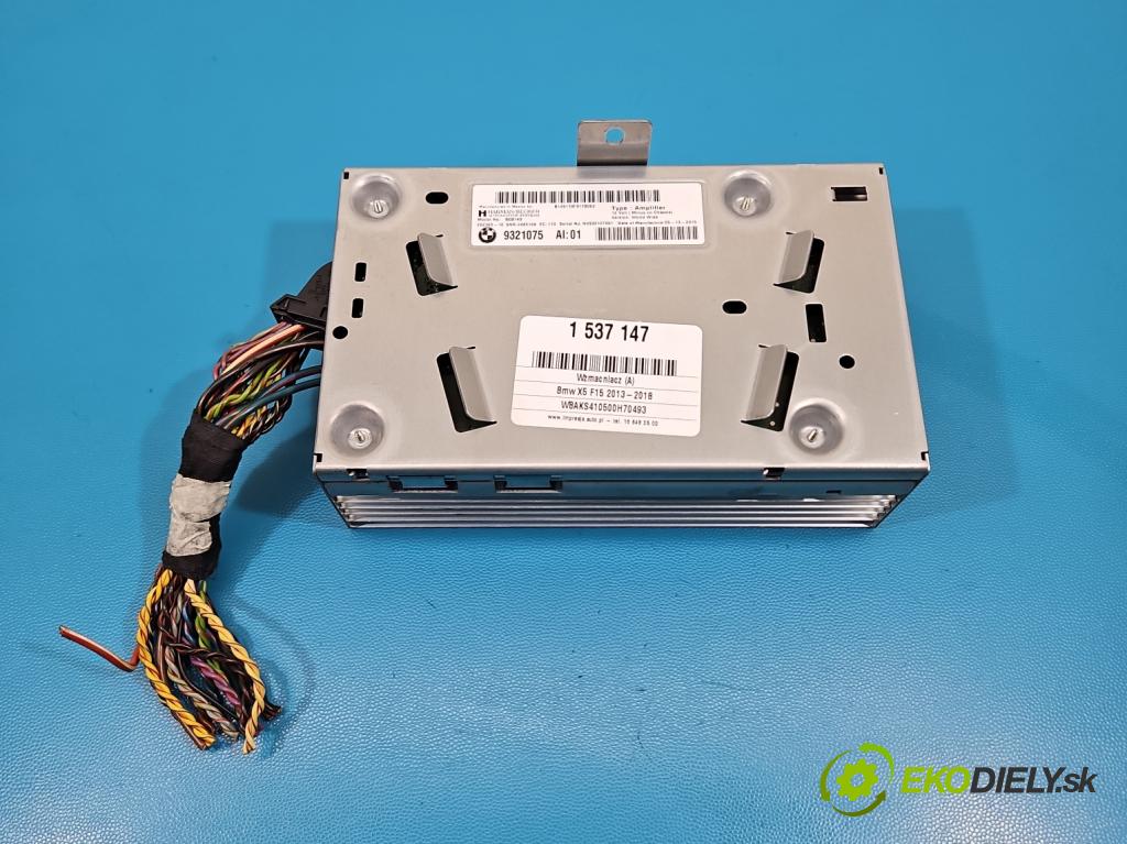 Bmw X5 F15 2013-2018 3.0d 258 HP automatic 190 kW 2993 cm3 5- Zesilovač: 9321075 (Zosilňovač)