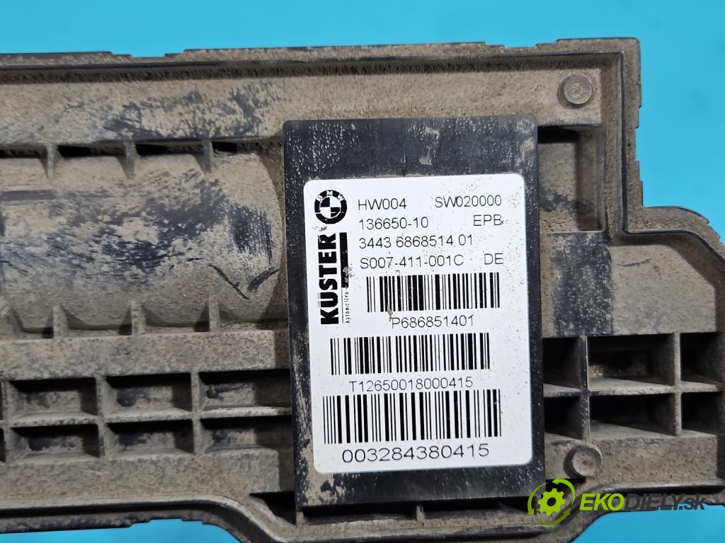 Bmw X5 F15 2013-2018 3.0d 258 HP automatic 190 kW 2993 cm3 5- Brzda manuál: elektrický: P686851401 (Ručná brzda)