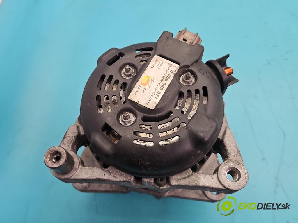 Ford Kuga Mk1 2008-2013 2.0 tdci 136 HP manual 100 kW 1997 cm3 5- Alternator 0986049071 (Alternátor)