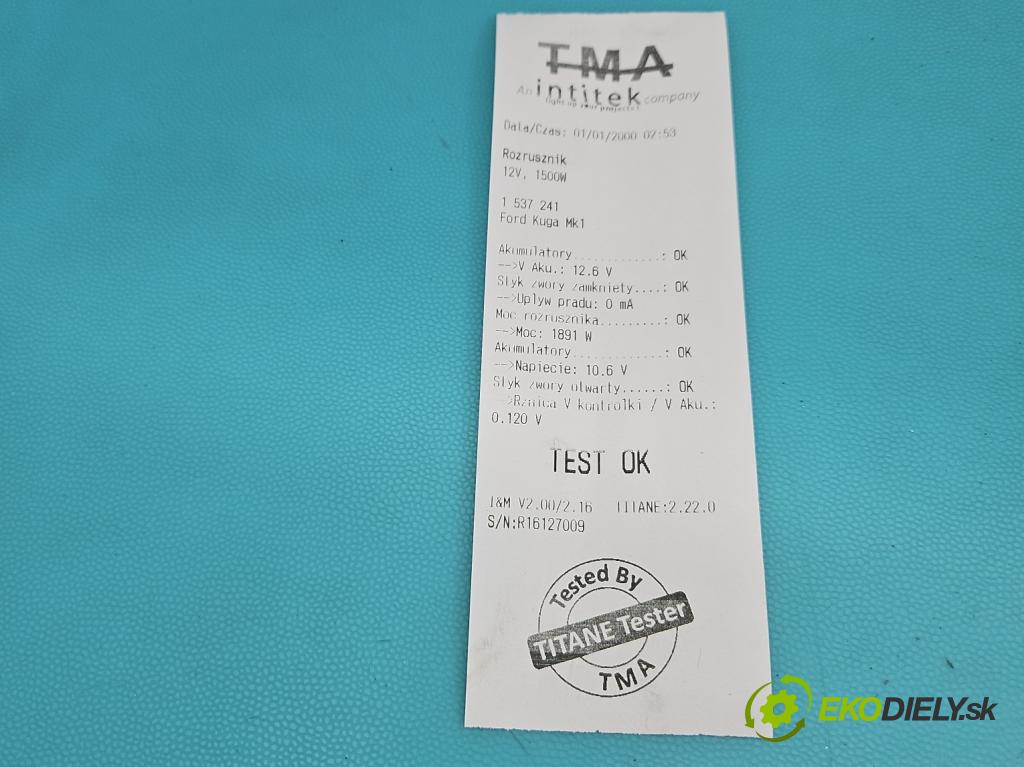 Ford Kuga Mk1 2008-2013 2.0 tdci 136 HP manual 100 kW 1997 cm3 5- štartér  (Štartér)