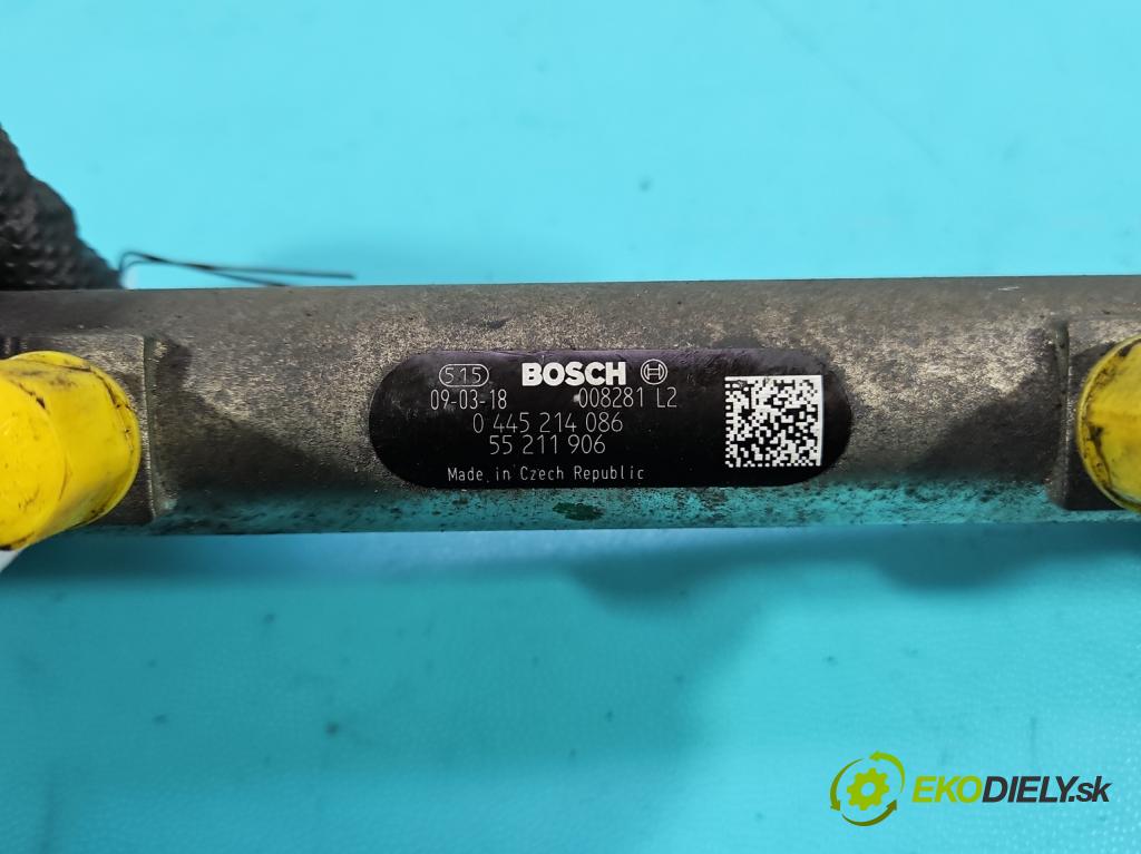 Opel Meriva A 2002-2010 1.3 cdti 75 HP manual 55 kW 1248 cm3 5- lišta vstrekovacia 0445214086 (Vstrekovacia lišta)