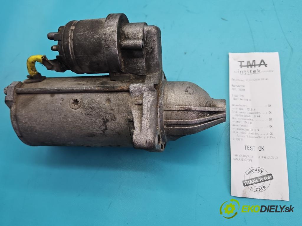 Opel Meriva A 2002-2010 1.3 cdti 75 HP manual 55 kW 1248 cm3 5- štartér 55221292 (Štartér)