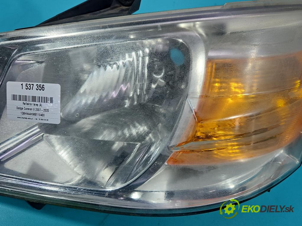Dodge Caravan V 2007-2020 3.3 V6 178HP: automatic 131 kW 3301 cm3 5- Reflektor: ľavý 05113333AD (Kľučka dverí ostatné)
