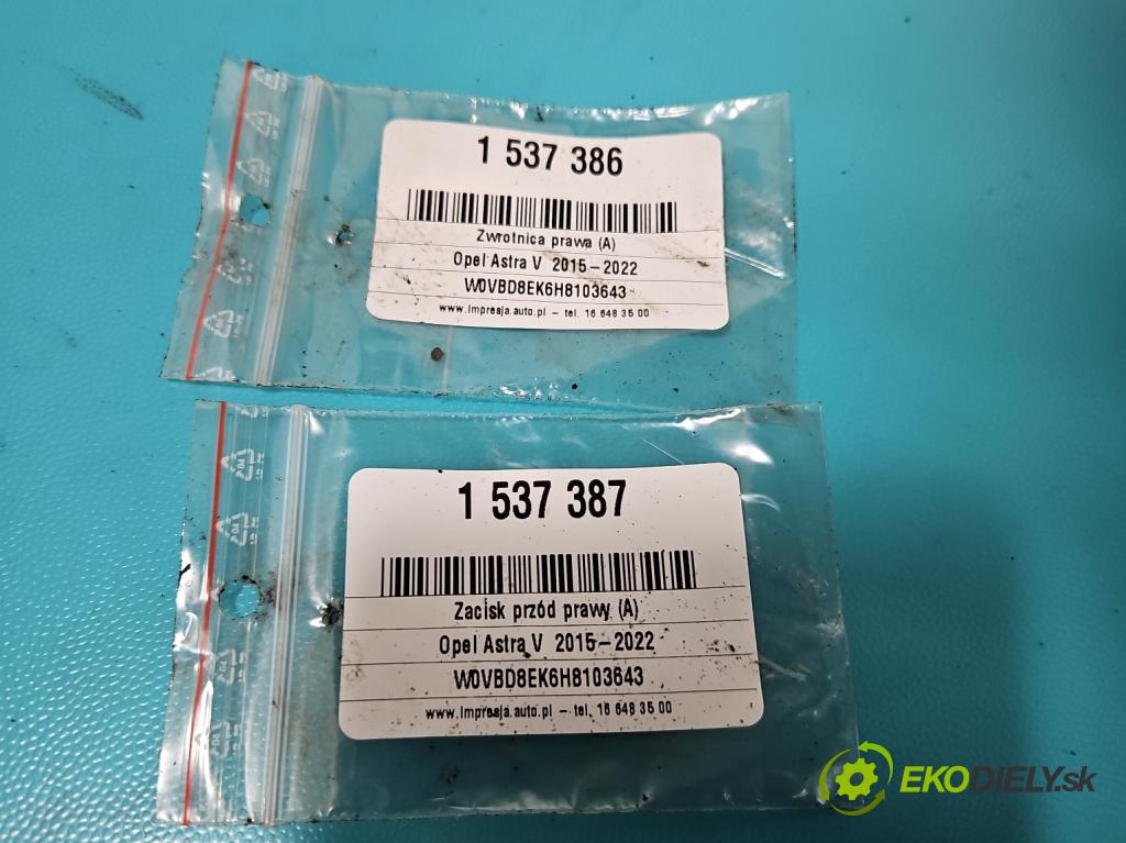 Opel Astra V  2015-2022 1.6 cdti 110 hp manual 81 kW 1598 cm3 5- náboj pravé  (Náboj kola)