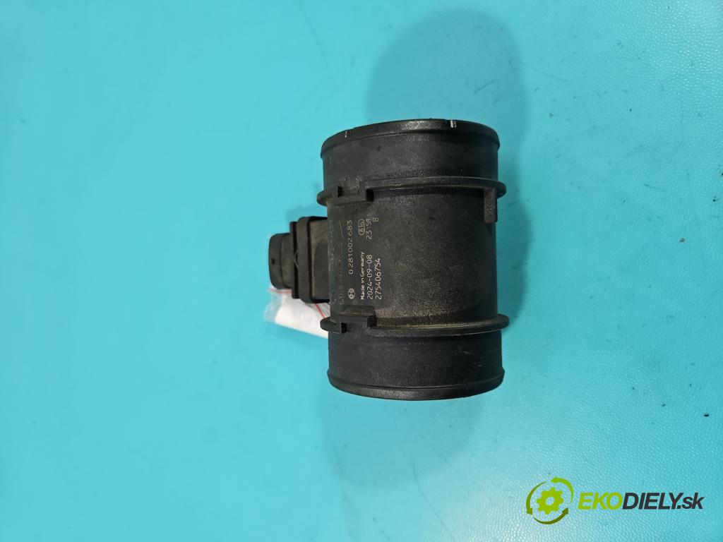 Opel Vectra C 2002-2008 1.9d 150 HP manual 110 kW 1910 cm3 5- průtokoměr: 0281002683 (Váha vzduchu)