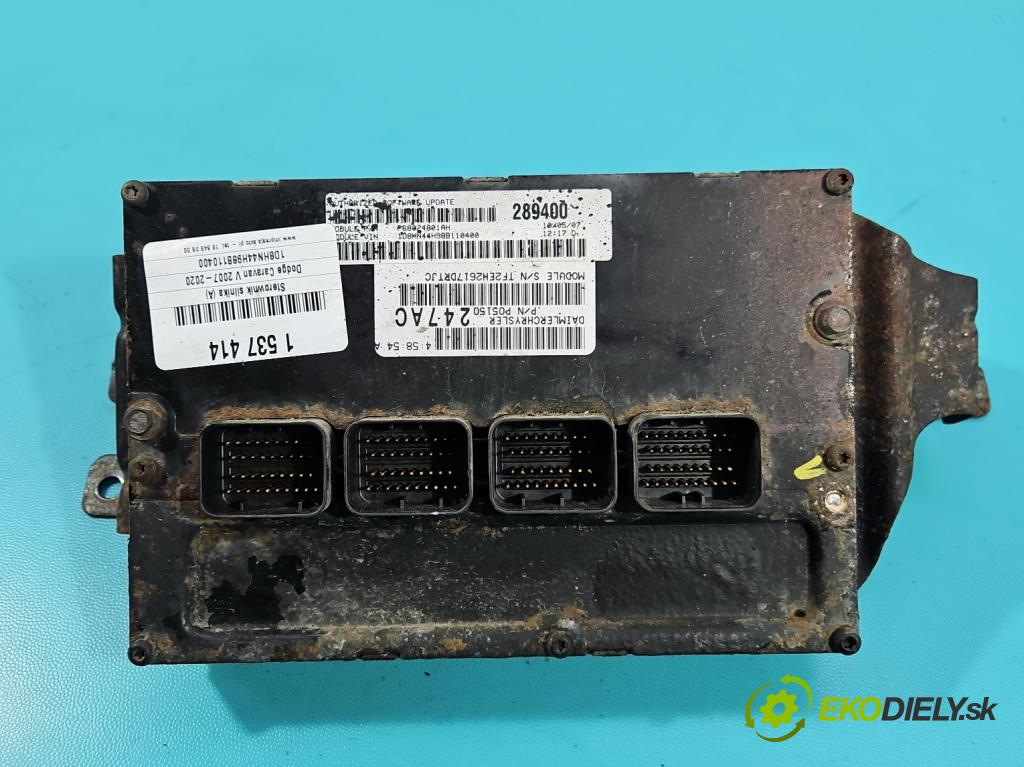 Dodge Caravan V 2007-2020 3.3 V6 178HP: automatic 131 kW 3301 cm3 5- riadiaca jednotka motora P05150247AC