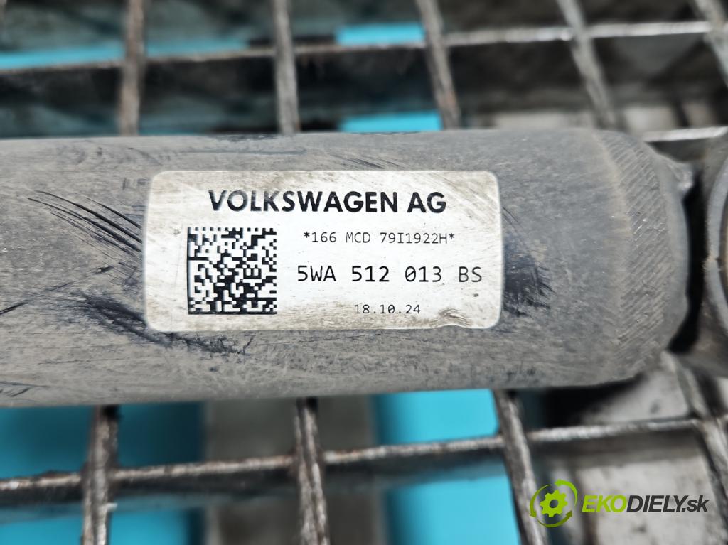 Skoda Octavia IV 2019- 1.5 TSI 150 HP automatic 110 kW 1498 cm3 5- tlmič zadné ľavý 5WA512013BS (Kľučka dverí ostatné)