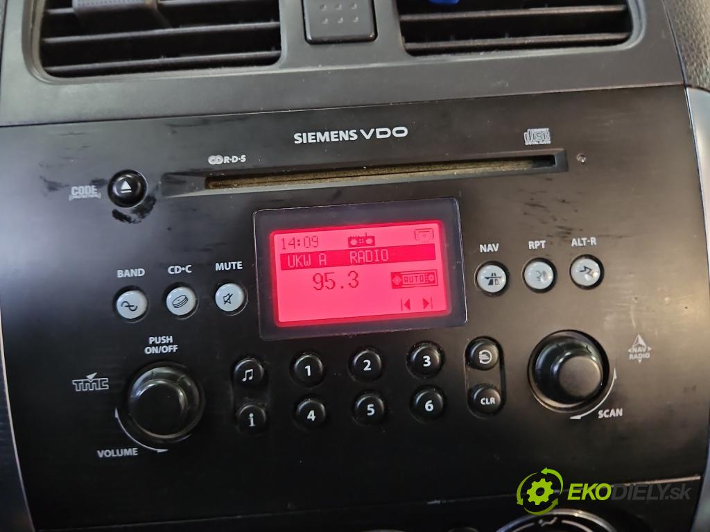 Suzuki SX4 I 2006-2014 1.9 ddis: 120 HP manual 88 kW 1910 cm3 5- Radio originál A2C53119125
