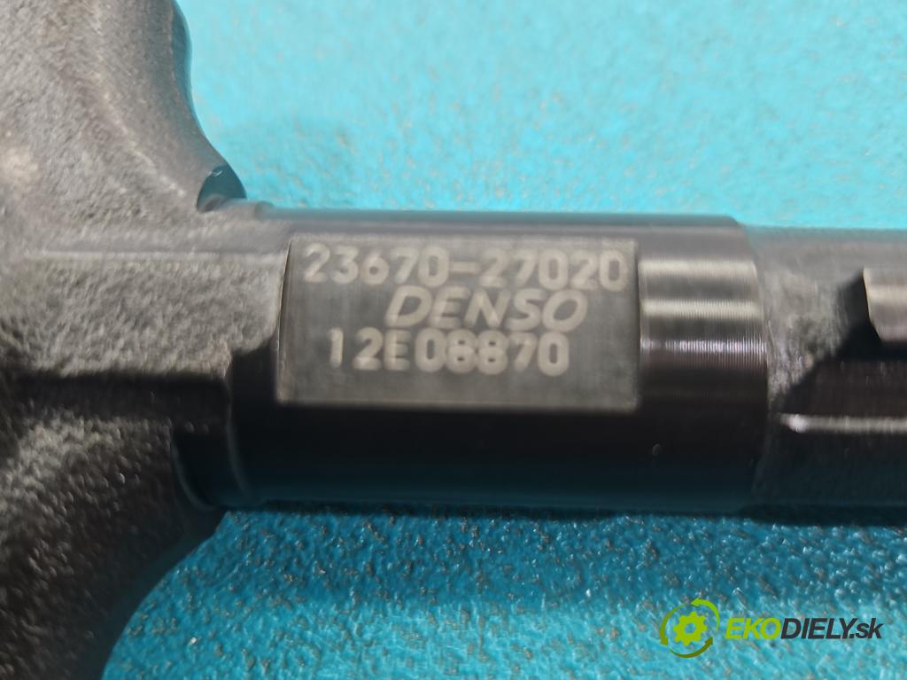 Toyota Corolla Verso I 2001-2004 2.0 D4D 90 HP manual 66 kW 1995 cm3 5- vstrek 23670-27020 (Vstrekovač paliva)