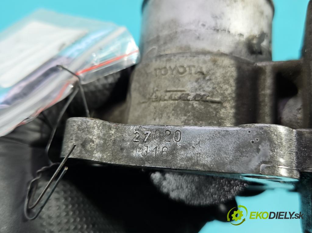 Toyota Corolla Verso I 2001-2004 2.0 D4D 90 HP manual 66 kW 1995 cm3 5- klapka 27020 (Škrtiaca klapka)