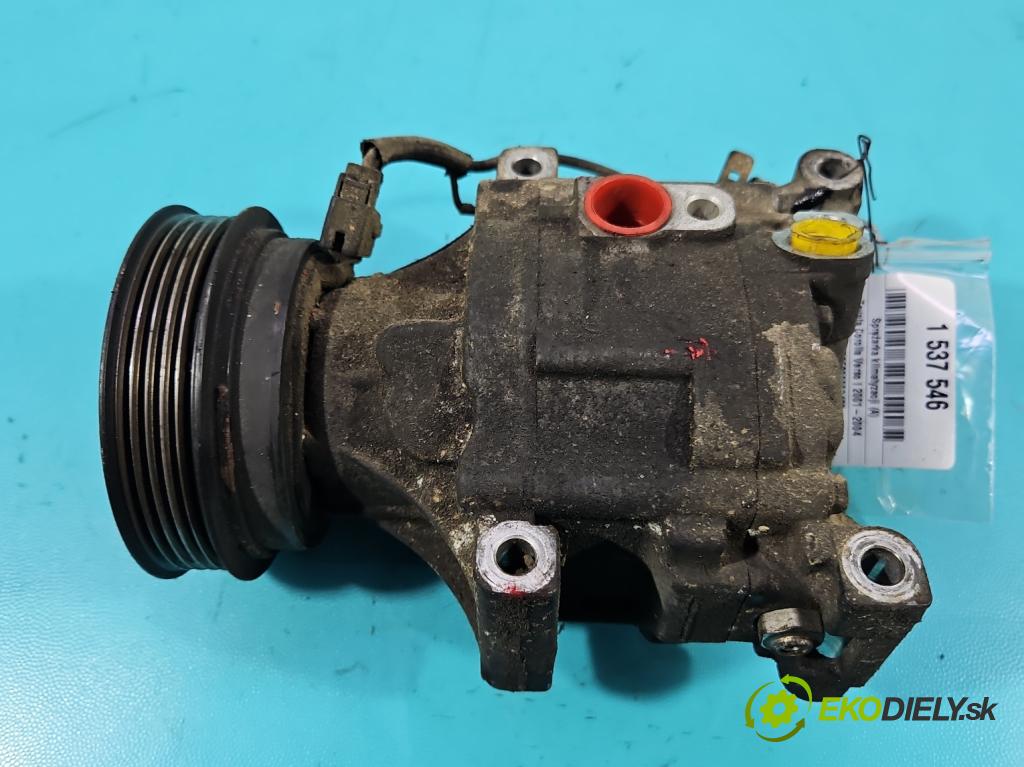 Toyota Corolla Verso I 2001-2004 2.0 D4D 90 HP manual 66 kW 1995 cm3 5- Kompresor: klimatizácie 447220-6350 (Kompresor klimatizácie)