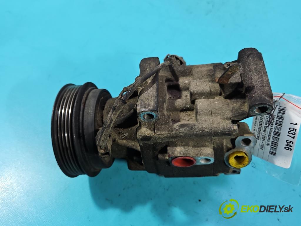 Toyota Corolla Verso I 2001-2004 2.0 D4D 90 HP manual 66 kW 1995 cm3 5- Kompresor: klimatizácie 447220-6350 (Kompresor klimatizácie)