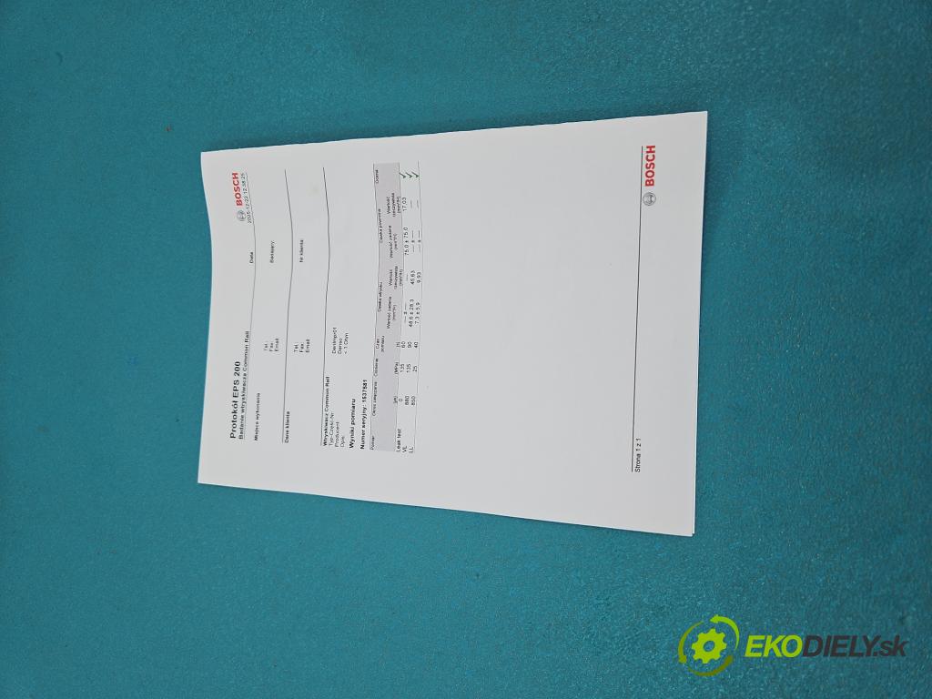 Isuzu D-Max II 2011-2019 2.5 crdi 163 HP manual 120 kW 2499 cm3 2- vstrek 8-98260109-0 (Vstrekovač paliva)