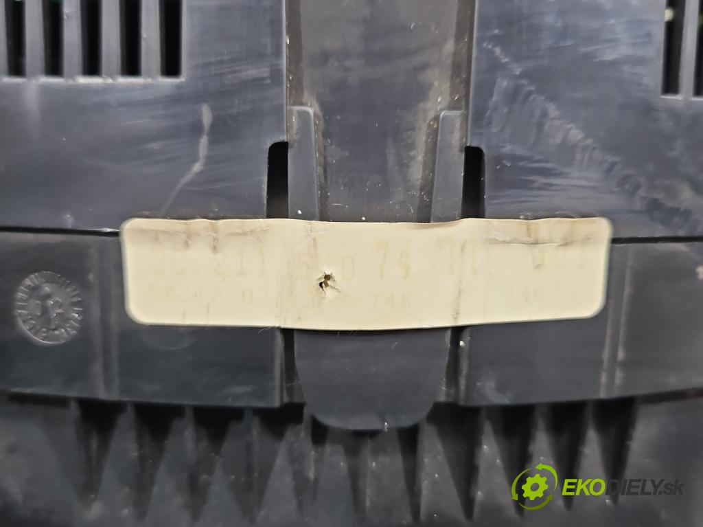 Mercedes E W211 2002-2009 2.7 cdi 177 HP automatic 130 kW 2685 cm3 4- prístrojovka/ budíky A2115407411 (Prístrojová doska)