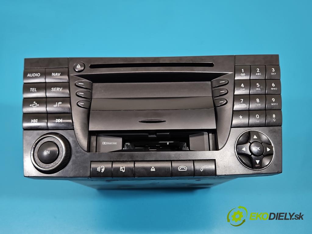 Mercedes E W211 2002-2009 2.7 cdi 177 HP automatic 130 kW 2685 cm3 4- Radio originál A2118201079
