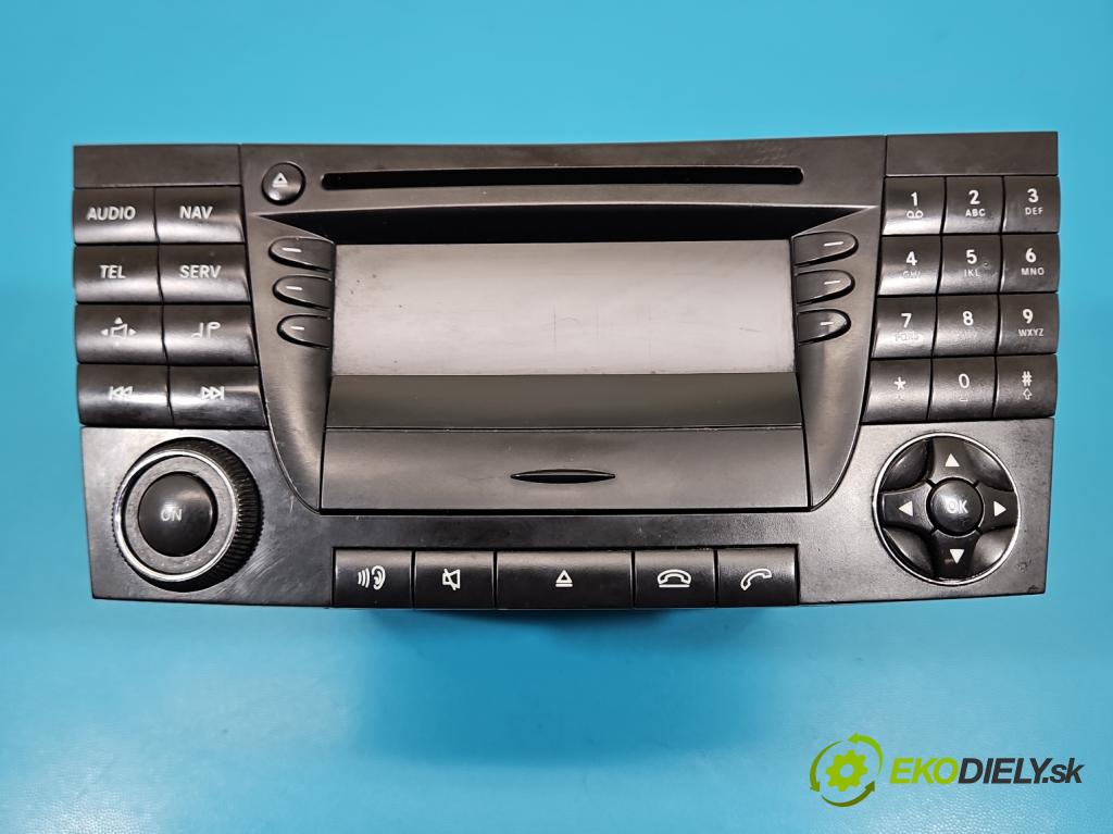 Mercedes E W211 2002-2009 2.7 cdi 177 HP automatic 130 kW 2685 cm3 4- Radio originál A2118201079