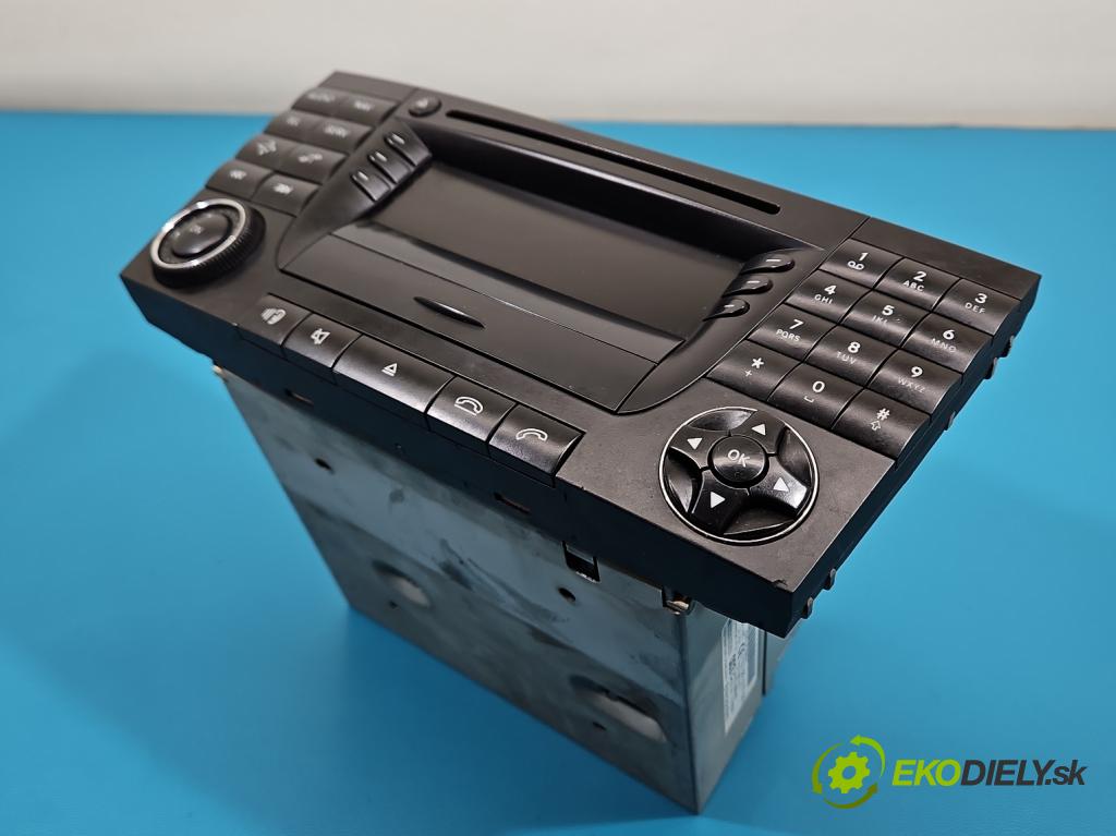 Mercedes E W211 2002-2009 2.7 cdi 177 HP automatic 130 kW 2685 cm3 4- Radio originál A2118201079