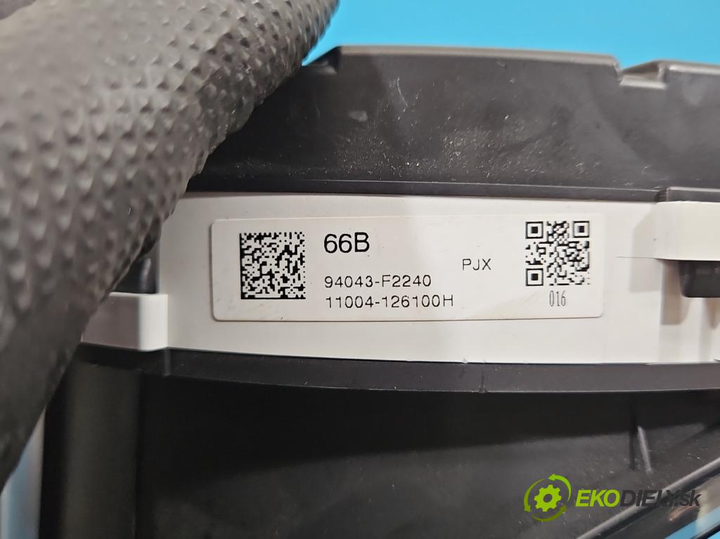 Hyundai Elantra VI 2015-2020 1.6 16V 128 HP automatic 94 kW 1591 cm3 4- prístrojovka/ budíky 94043-F2240 (Prístrojová doska)