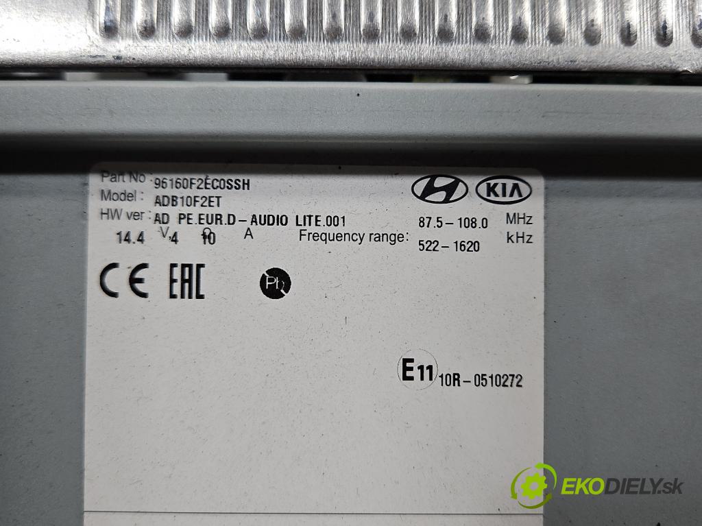 Hyundai Elantra VI 2015-2020 1.6 16V 128 HP automatic 94 kW 1591 cm3 4- Radio originál 96160F2ECOSSH