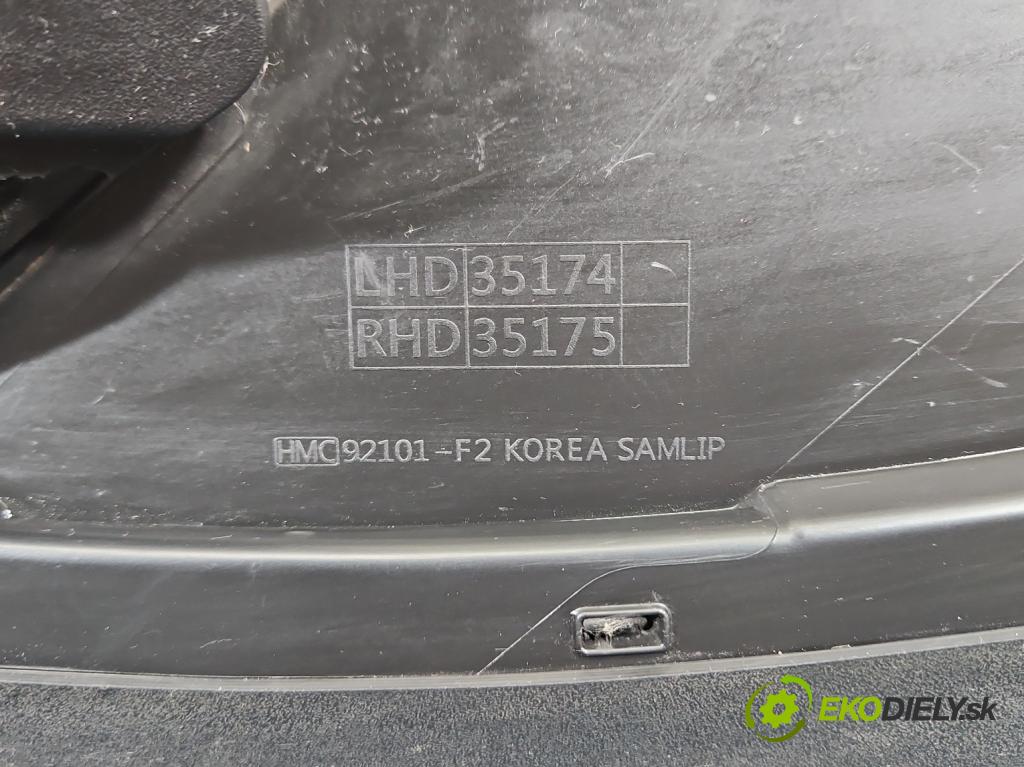 Hyundai Elantra VI 2015-2020 1.6 16V 128 HP automatic 94 kW 1591 cm3 4- Reflektor: ľavý  (Kľučka dverí ostatné)