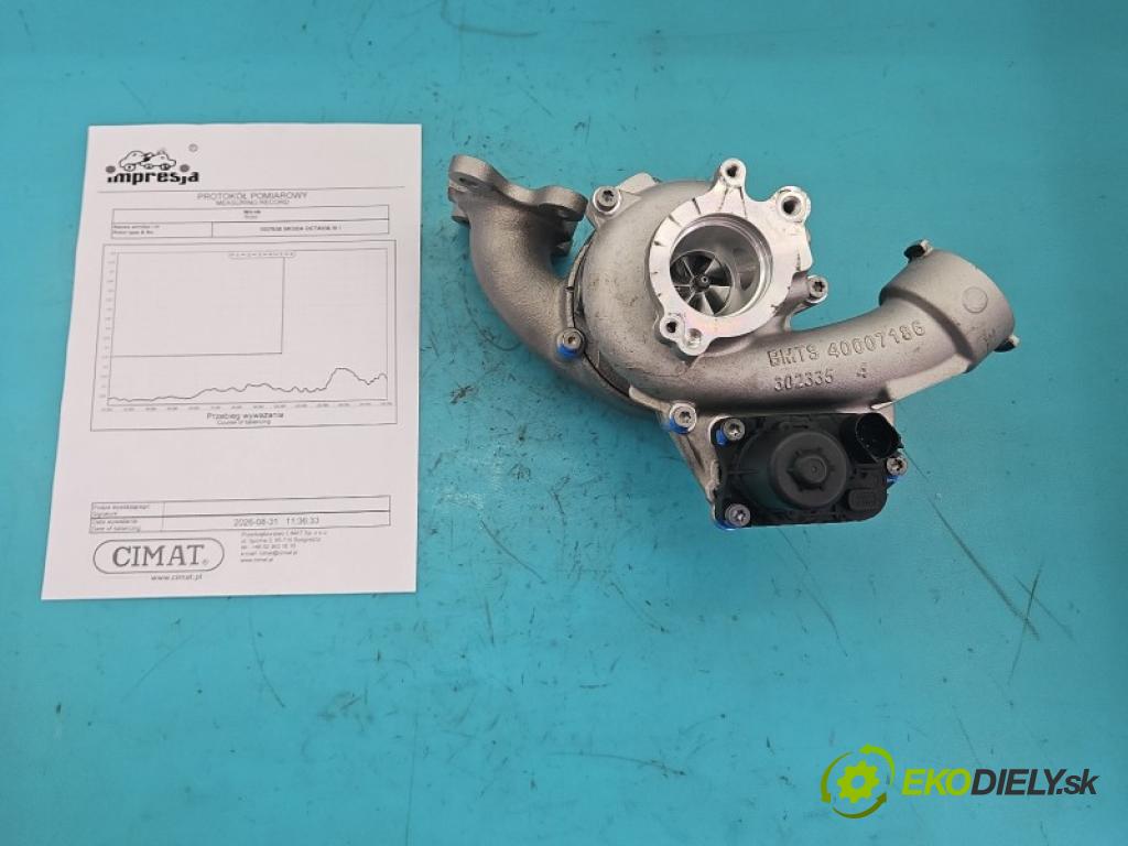 Skoda Octavia IV 2019- 1.5 TSI 150 hp automatic 110 kW 1498 cm3 5- Turbodmychadlo repasováno 05E145702L