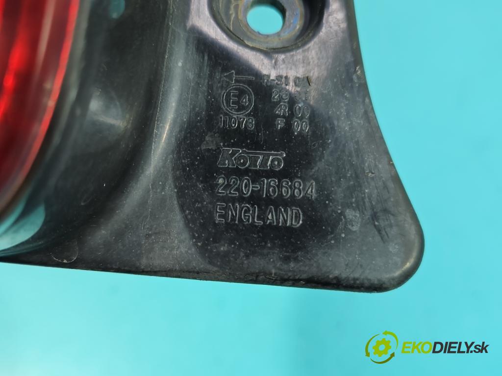 Suzuki SX4 I 2006-2014 1.9 ddis: 120 HP manual 88 kW 1910 cm3 5- svetlo / reflektor zadné ľavé 220-16684 (Kľučka dverí ostatné)