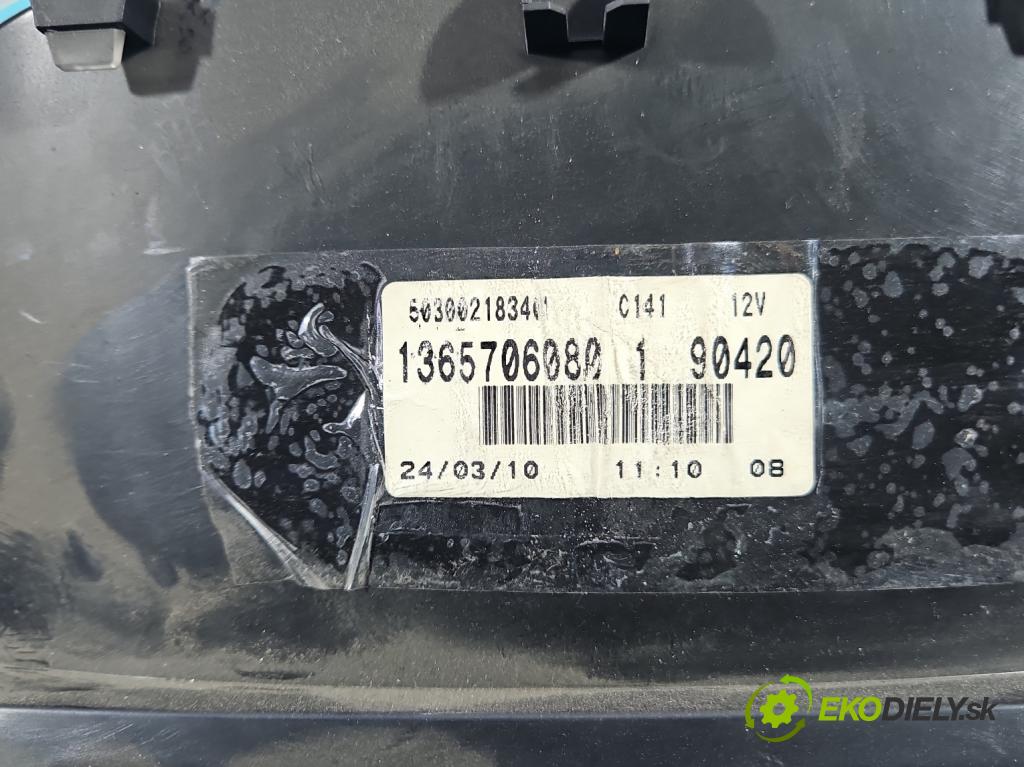 Fiat Fiorino III 2007- 1.3 jtd 75 HP manual 55 kW 1248 cm3 5- prístrojovka/ budíky 1365706080 (Prístrojová doska)