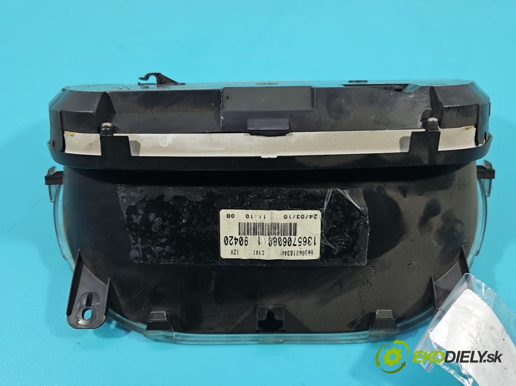Fiat Fiorino III 2007- 1.3 jtd 75 HP manual 55 kW 1248 cm3 5- prístrojovka/ budíky 1365706080 (Prístrojová doska)