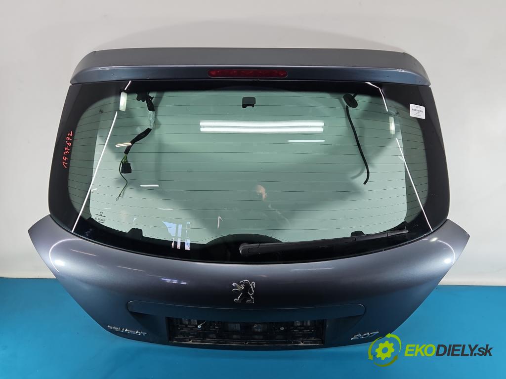 Peugeot 207 1.4 16V 95 hp manual 70 kW 1397 cm3 3- zadní kufrové dveře  (Zadní kapota (kufr))